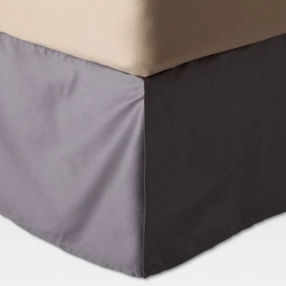 Threshold™ California King Wrinkle-Resistant Bed Skirt - Radiant Gray Cal King